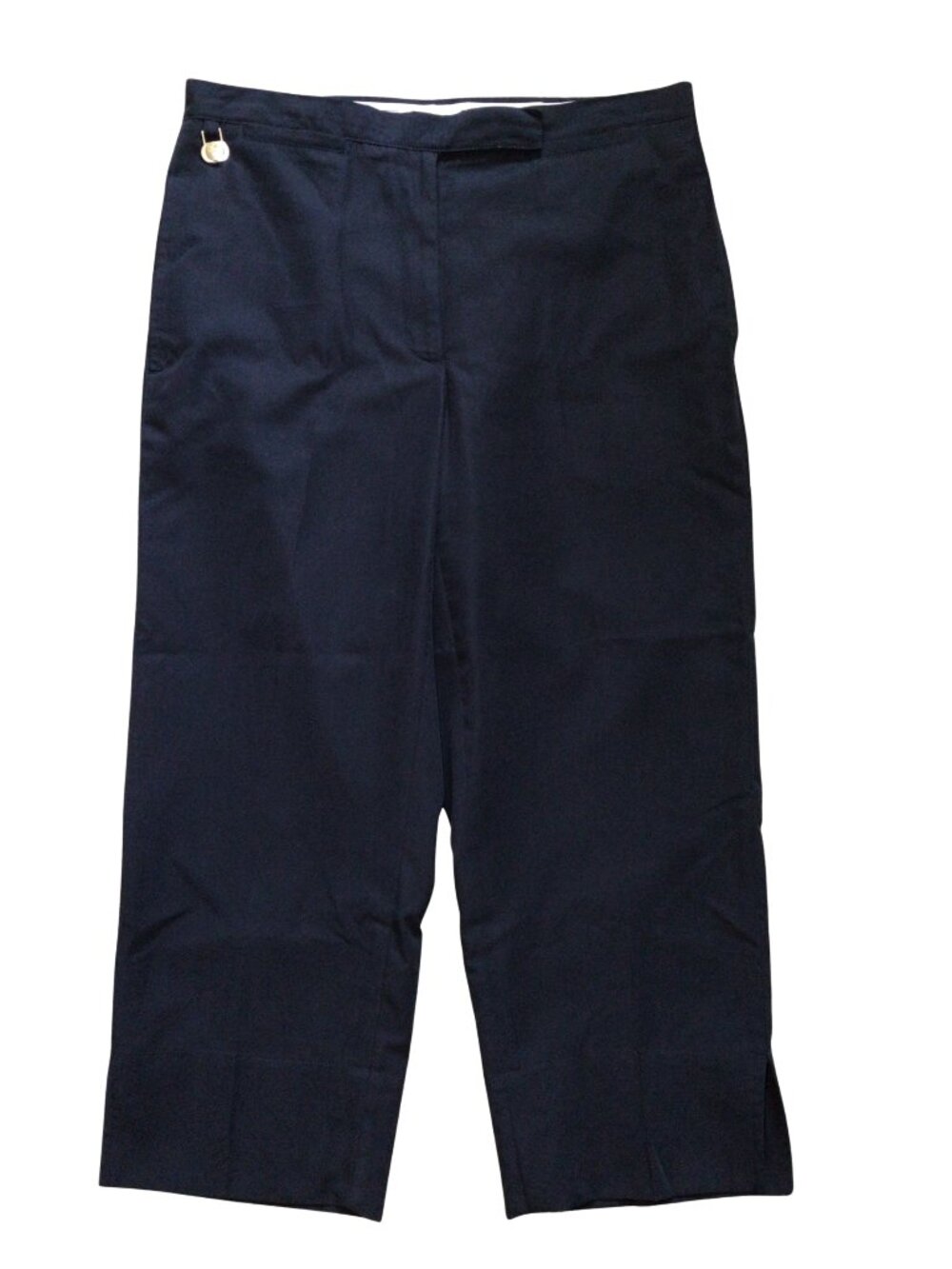 Lizgolf Liz Claiborne Pants Women’s 10 Navy Blue Golf Kylie Crop Capri Cropped